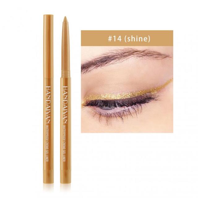 Ultra-thin Liquid Eyeliner Pen Quick-drying Waterproof Sweat-proof Long Lasting Non-Smudge Eye Makeup Thin Eyeliner TSLM1