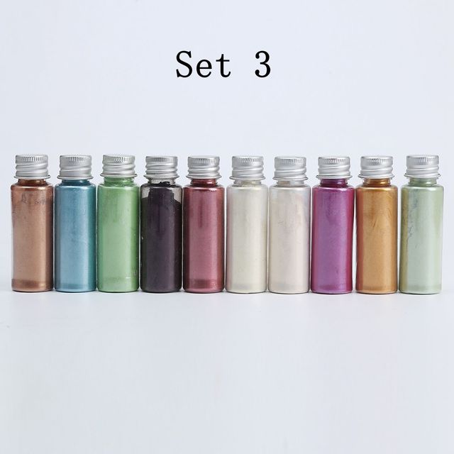 10/30 Color Cosmetic Grade Pearlescent Natural Mica Powder Mineral Epoxy Resin Dye Pearl Pigment For DIY Jewelry Crafts Making New