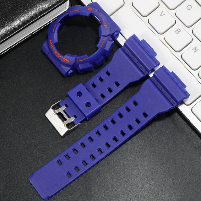 For G-SHOCK GA100 GA110 GA120 GD100 GD110 GD120 Watch Strap Watch Case Men Matte Wristwatch Sport Watch Silicone Case Strap