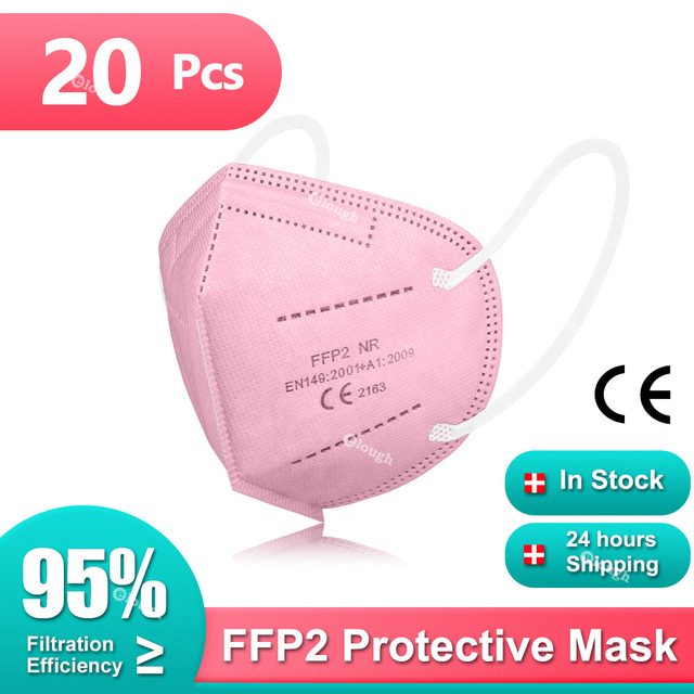 Mascherine FFP2 Mascarilla FPP2 homology ada 5 ply KN95 masks adult respirator mask FPP2 95% protective filter ffpp2 masken ffp 2