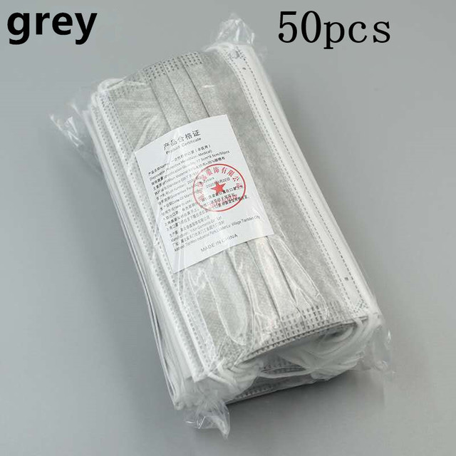 Nonwoven Disposable Masks 3 Layers Face Mask Breathable Disposable Mouth Mask Adult Mascarilla Mask 18 Hours Shipping