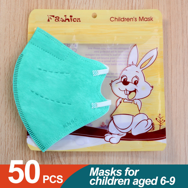 10/20/50pcs ffp2mask niños 6-9old mask for children kn95 mascarillas niños ce washable kids ffp2reutilizable fpp2 infantil masks