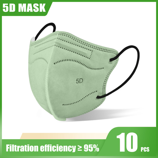 Elough 5D FFP2 Mascarillas KN95 Certified Adult Colorful ffp2fan Kn95 Face Mask FPP2 Approved Mascarillas Fpp2 Mask