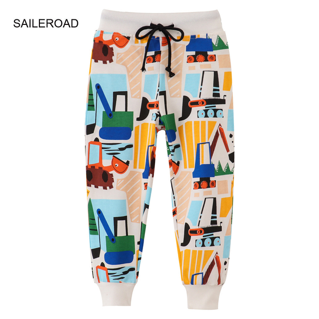 Sailroad 2-7 years 2022 New Spring Dinosaurs pants for boy kids boys pants pants casual sweatertrousers warm sports pants