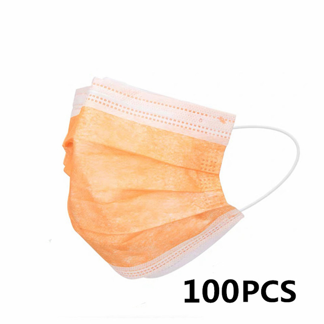 10-200pcs Face Mask Adult Disposable Mask 3 Ply Security Protection Face Masks mascarillas quiurgicas homology adas