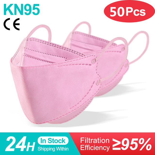 FFP2 Fish Mask KN95 Face Masks CE Protective Breathing Filter Adult fpp2mascarillas kn95 fish mask ffp2dust mask ffp2