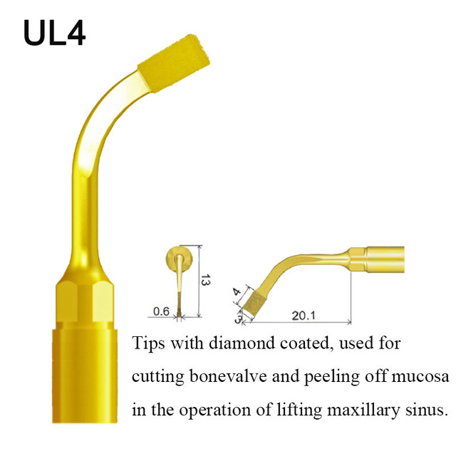 Vvteeth PiezoSurgery Tips for Mectron Woodpecker Dmetec NSK Orthopedic Cut Sinus Lift Dental Implant Handpiece Piezo Surgery