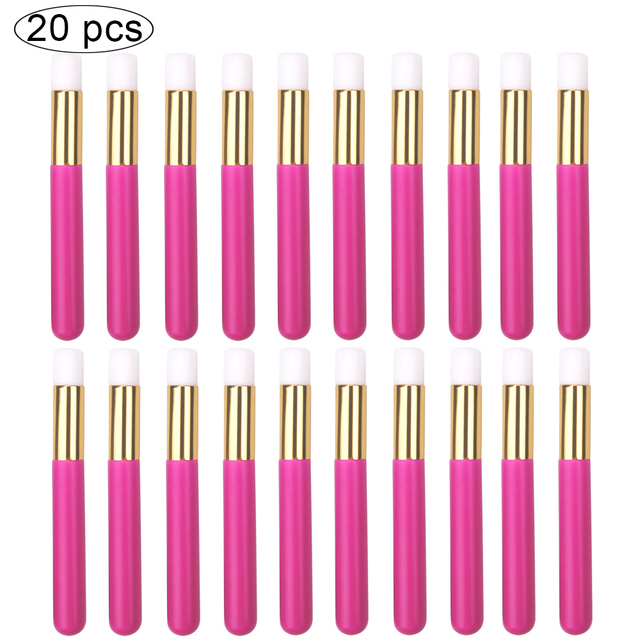 10/20pcs Eyelash Eyebrow Cleaning Brush Nose Blackhead Brushes Clean Brush Lash Shampoo Professional Eyelash Brush Accessories