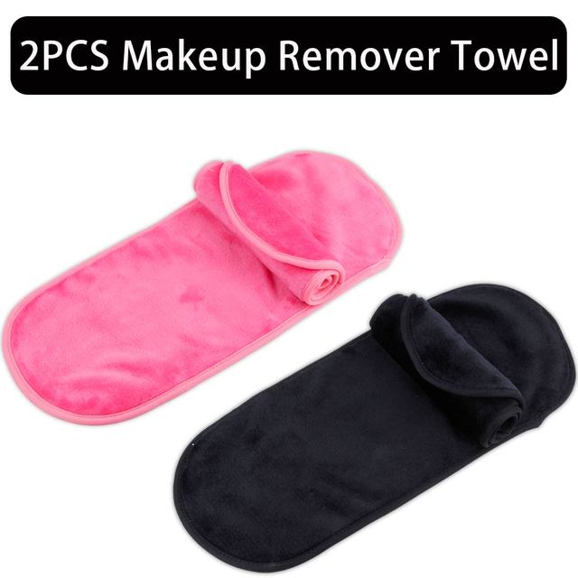 2/5/10pcs Makeup Remover Towel Microfiber Reusable Makeup Cloth Pads Women Face Facial Cleaning Towel Beauty Women Makeup Tools