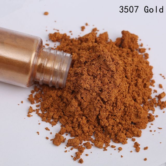 10g Mica Powder Epoxy Resin Dye Pearl Pigment Natural Mineral Mica Handmade Soap Coloring Powder for Cosmetic Soap Making