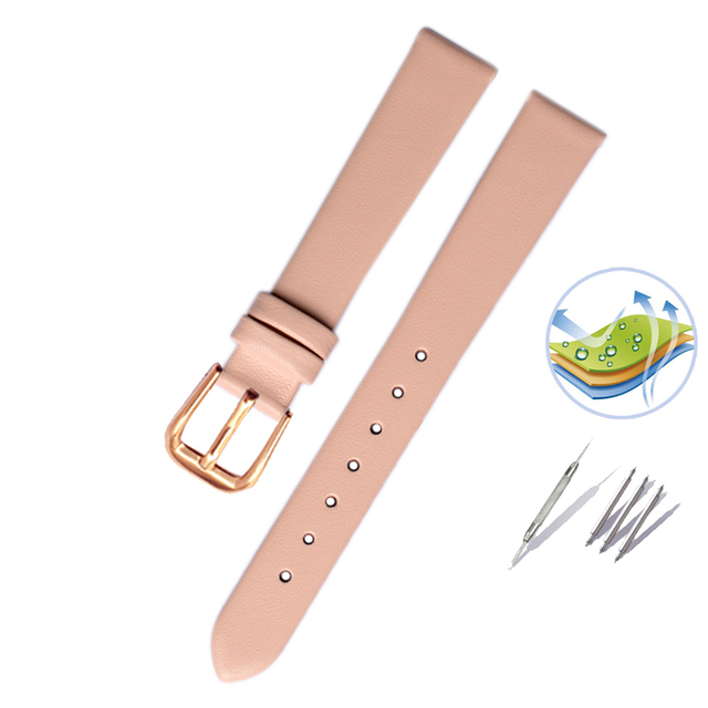 Genuine Leather Watch Band 18*14mm For casio LTP-2069L-4A Watch Strap Port Replacement Women Bracelet Cowhide Accessories Wristband