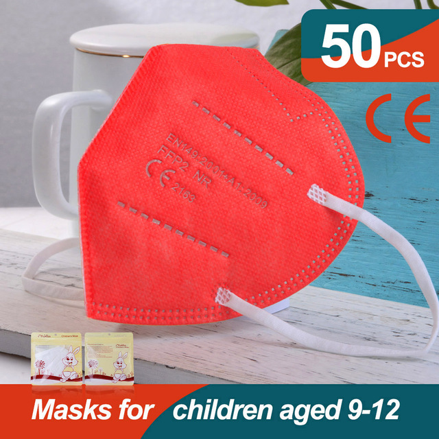 FPP2 Kids Masks ffp2 mascarillas fpp2 niños reusable for 9-12 years old kids