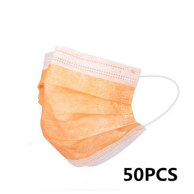 10-200pcs Mutilcolors Disposable Face Masks 3 Layers Protective Face Mask Face Mask Face Mask Adult Massage Mask