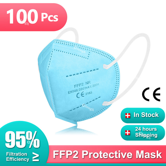 5 Layer Masks KN95 Mask ffp2mascarillas FFP2 Homeopathic Face Mask FPP2 Mouth Mask Protection Mascara Face FFP3 Mask CE Adult