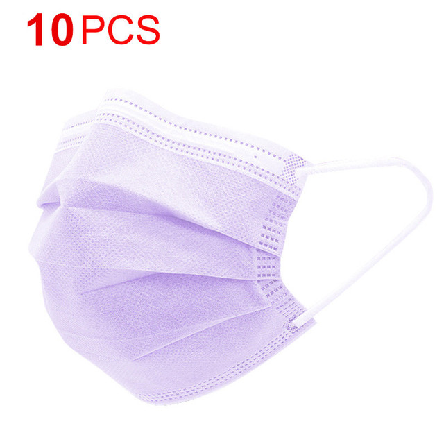 Disposable baby mask 3 layers colorful non woven baby masks for kids