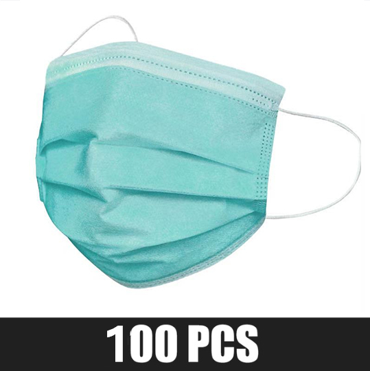 Disposable protective mask 3 ply non woven fabric dust cloth