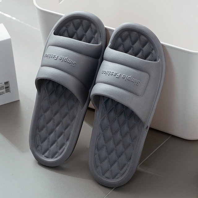 Female Home Slippers Summer Women Thick Platform Slides Women's Sandals Flip Flops Beach Sandal Mule Anti-slip Slippers for Men