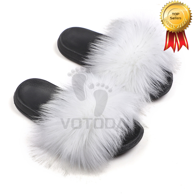 2022 New Summer Slippers Women Fuzzy Slides Fluffy Faux Fur Slippers Flat Furry Sandal Fashion Fur Flip Flop Amazing Woman Shoes