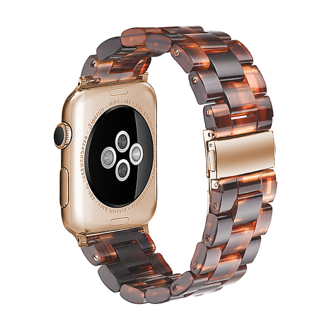 resin watches for apple watch 7 6 5 band 44mm iwatch 42mm series 4 3 2 wrist strap accessories loop 40mm replacement bracelet