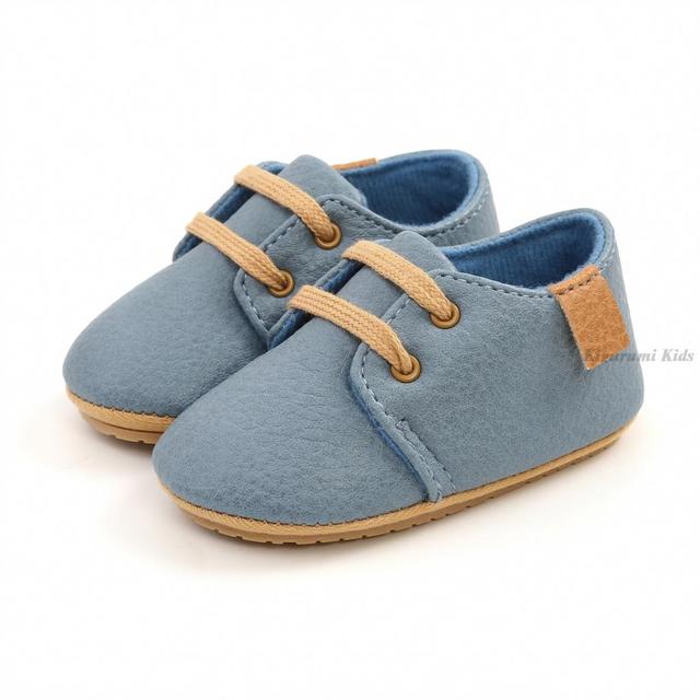 Soft Sole Leather Striped Boy Shoes Baby Girl Shoes Children Sport Running Shoes Newborn Baby First Walkers Toddler Kids Sneaker