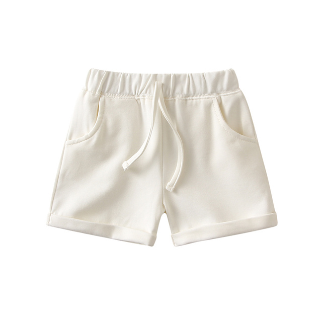 Children's cotton beach shorts, boys and girls' casual shorts, children's summer clothes