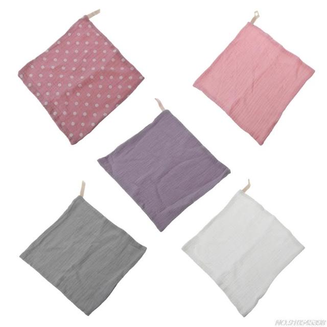 5pcs Baby Feeding Towel Soft Gauze Bath Towel Newborn Saliva Towel Burp Cloth D09 20 Dropshipping