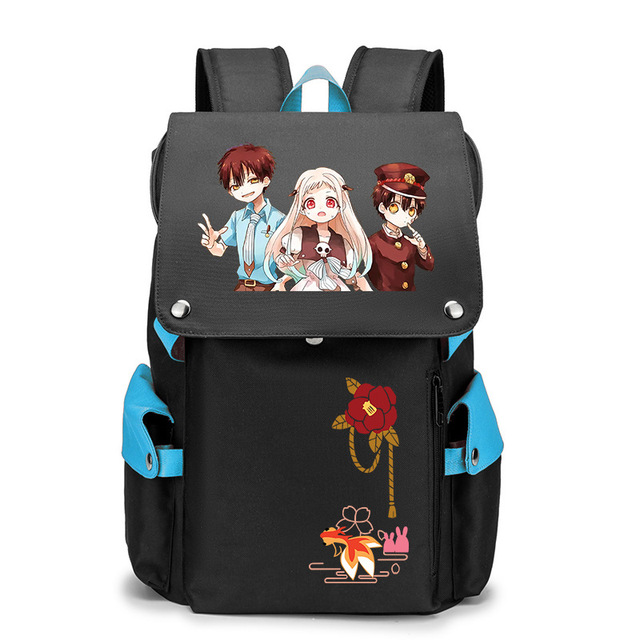 Anime Toilet Bound Hanako-kun Backpack Cartoon Large Capacity School Bag Fashion Multifunctional Laptop Backpack Travel Bag