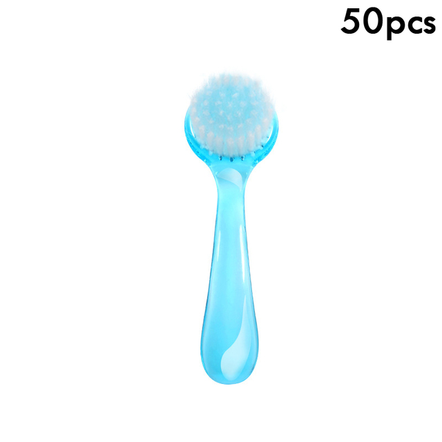 10/20/30/50pcs Plastic Nail Dust Cleaning Powder Brushes Removal Tools Dust Cleaner Nail Cleaning Brush Clean Tools Nail Brushes