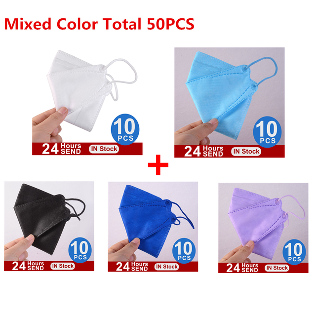 KN95 CE Face Mask FFP2 Mascarillas Approved fpp2 Facial Mascherine Reusable Adult Men Women Colorful Mask Protective Fish Mask