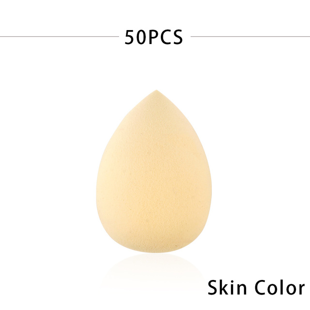 10/20/50pcs Cosmetic Puff Women Foundation Makeup Sponges Beauty Face Cosmetic Blending Sponges Water Drop Shape Makeup Puffs