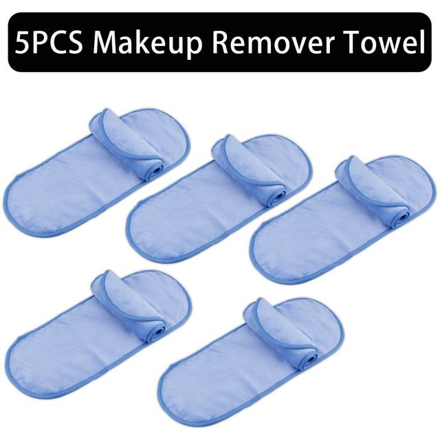 2/5/10pcs Makeup Remover Towel Microfiber Reusable Makeup Cloth Pads Women Face Facial Cleaning Towel Beauty Women Makeup Tools