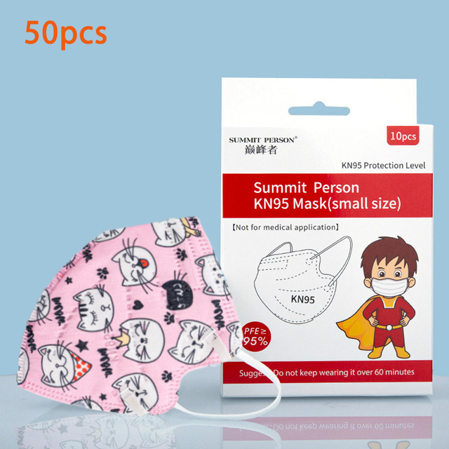 Children Masks ffp2 KN95 Mascarillas Filter 5 Layers Face Masks homology ada Protective Mouth Mask Ce Children FPP2 Masks Masque