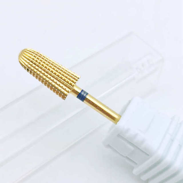 New 5 in 1 Tapered Carbide Nail Drill Bits Two-Way Carbide Drill Bits Accessories Milling Cutter for Manicure Left and Right Hand