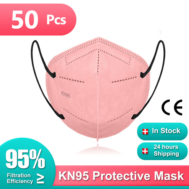 KN95 mascarillas 5-layer ffp2 approved colors morandi masque adult face masks fpp2 homology ada ffp2masque negras certified kn95