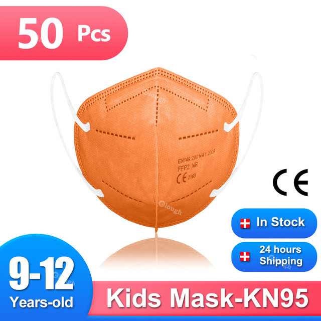 Mascarillas FPP2 Niños FFP2 Mascarillas FPP2 9-12 Years Old Kids Mask Similar Baby Morgues Masks 5 Layer CE ffp2tool KN95 FFP 2 Mask