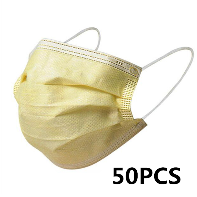 10-200pcs Mutilcolors Disposable Face Masks 3 Layers Protective Face Mask Face Mask Face Mask Adult Massage Mask