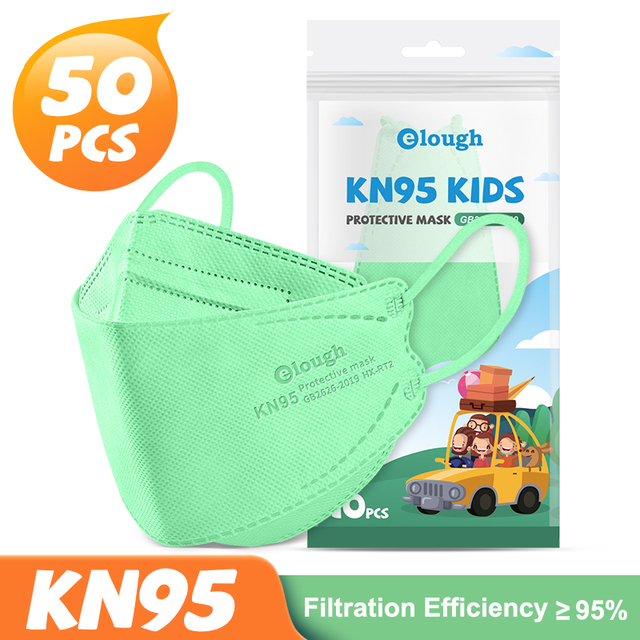 Kids KN95 Fashion Face Mask Children FPP2 mascarilla ffp2 infantil masque noir ffp2fan ce reusable respirator ffp 2 filter mask