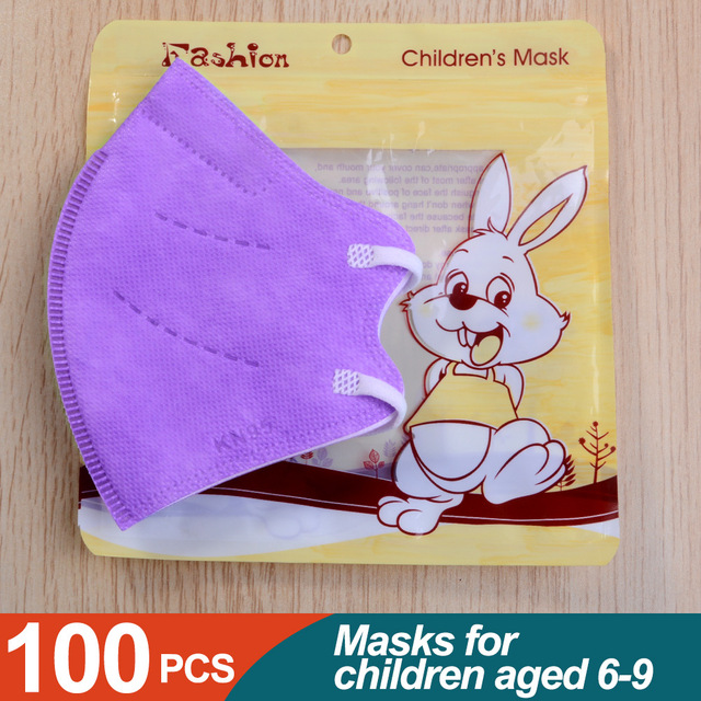 قناع FFP2 للأطفال بعمر 6-9 أعوام ffp2 mascarillas niños KN95 masque enfant قناع وجه للأطفال mascarilla fpp2 homology ada ffp2fan fp3