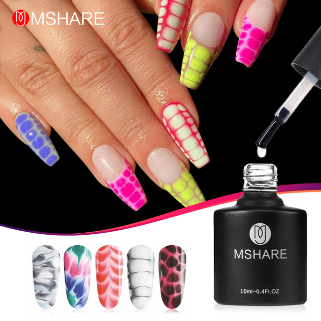 MSHARE Strengthening Gel Self Leveling Builder Nail Apex and C-Curve Builder Reinforcement Alignment Base Top Soak Off 10ml in Bottle