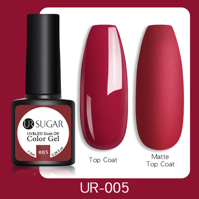 UR SUGAR Nail Gel Polish Red Pink Series Gel Varnish All for Nails Art Base Top UV Semi-Permanent Nail Gel