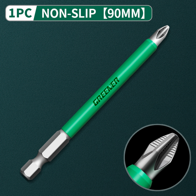 Greener Anti Slip Magnetic Impulse Head Cross High Hardness Hand Drill Bit Screw Electric Screwdriver Set 25 50 65 70 90 150mm PH2