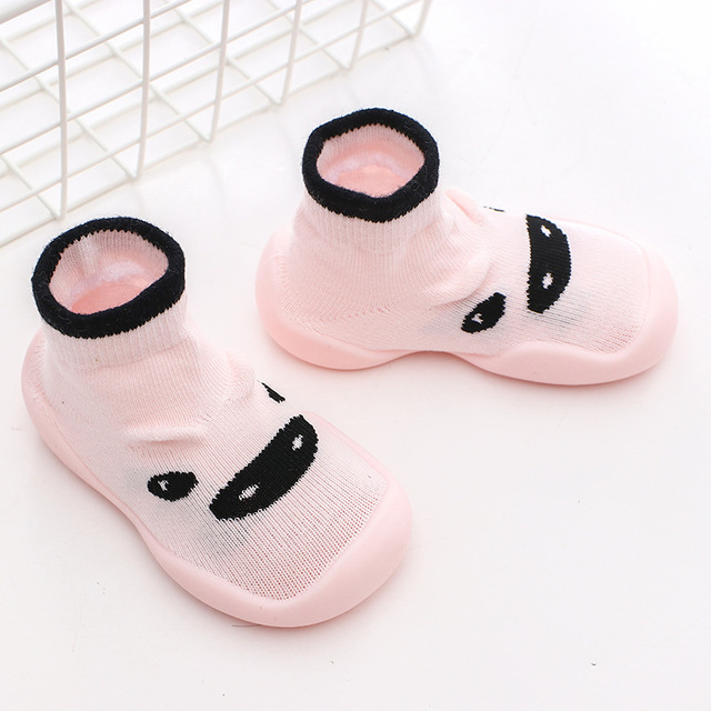 Unisex Baby Shoes First Shoes Baby Walkers Toddler First Walker Baby Girl Kids Soft Rubber Sole Baby Shoes Knit Socks Anti-slip