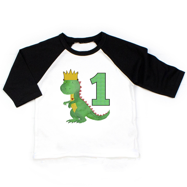 Dinosaur Birthday Shirt Birthday T-shirt Birthday Trcuk Tee Dinosaur Shirt Party Dinosaur Theme Gift Boys Fashion T-shirt