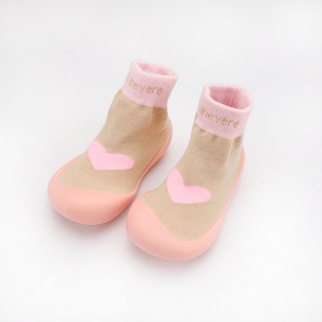 Baby shoes first baby shoes infant first walkers baby girl boy kids soft rubber sole baby shoes knit anti-slip socks