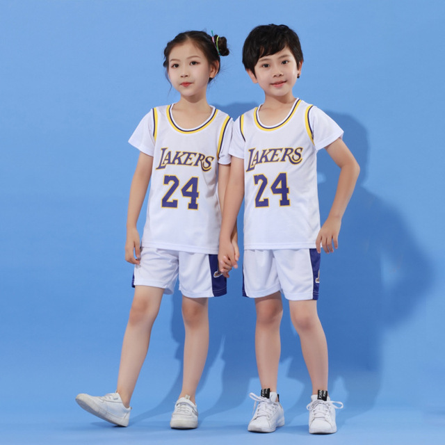 Baby boy basketball uniform outdoor sportswear 3-12 years old girls youth short suit summer children designer clothes set