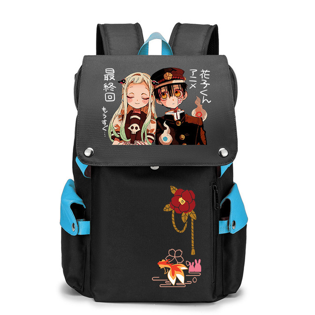 Anime Toilet Bound Hanako-kun Backpack Cartoon Large Capacity School Bag Fashion Multifunctional Laptop Backpack Travel Bag