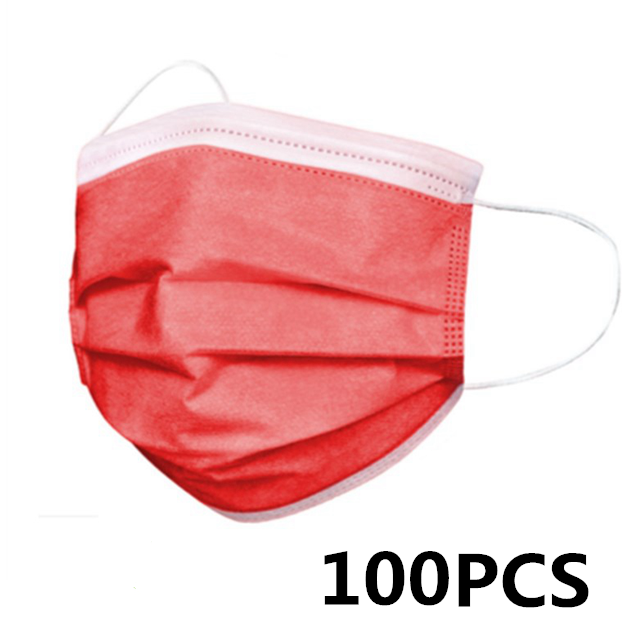 10-200pcs Face Mask Adult Disposable Mask 3 Ply Security Protection Face Masks mascarillas quiurgicas homology adas