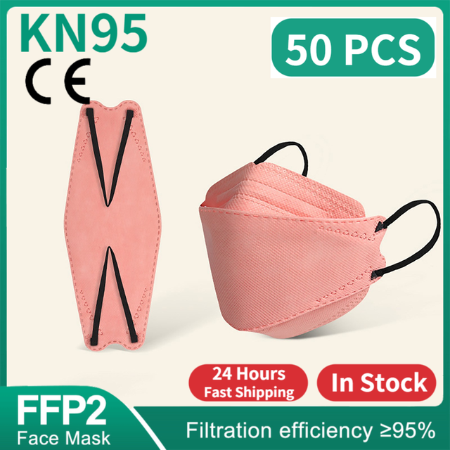 CE FFP2 قناع المسكرة التنفسية FPP2 KN95 mascarilla fpp2 homology ada 4 طبقة قناع وجه السمك الكوري fp2 قناع أسود ffp2tool KN95