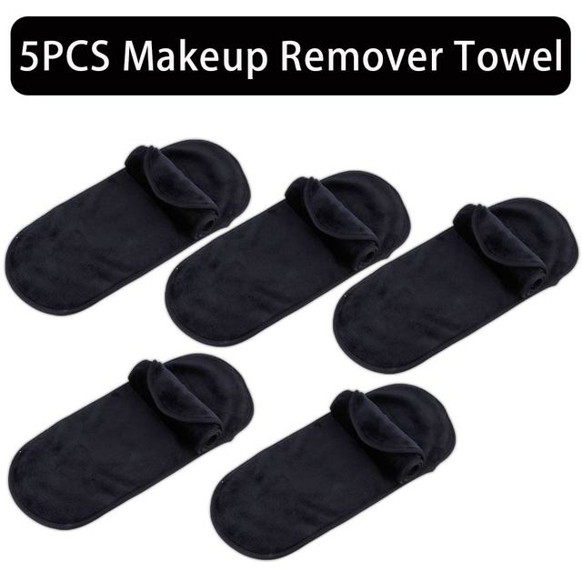 2/5/10pcs Makeup Remover Towel Microfiber Reusable Makeup Cloth Pads Women Face Facial Cleaning Towel Beauty Women Makeup Tools