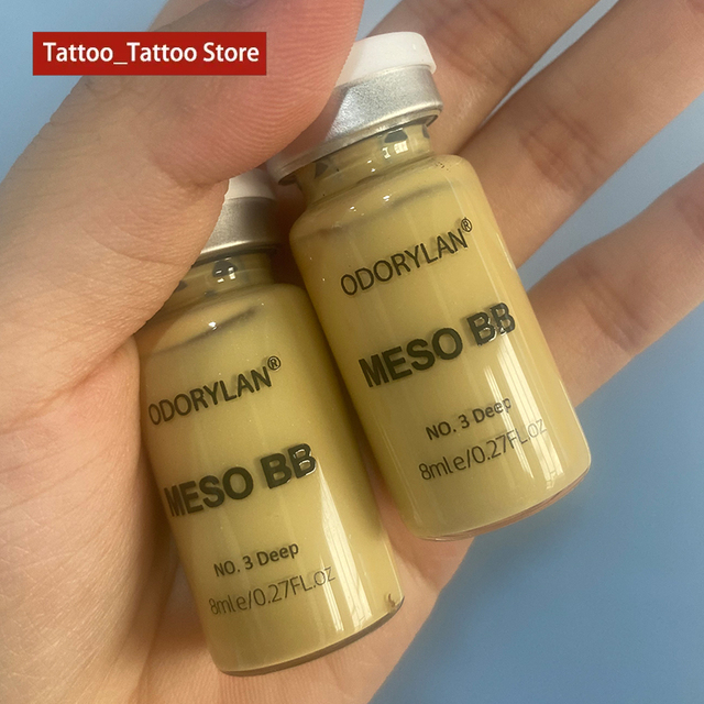 KROEN 8ml Meso Glow Cream BB Serum Effective Whitening Add Niacinamide/Peptide Base To Activate Brightening Anti-Aging